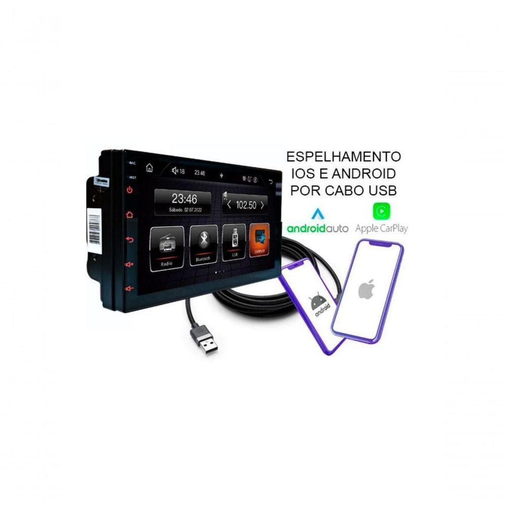 Central Multimidia Roadstar Rs708br Slim 7" Carplay Mp5 - 4