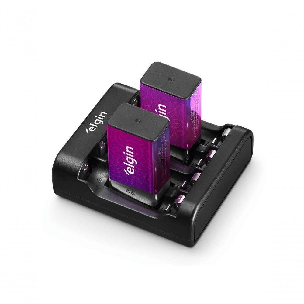 Carregador De Pilhas Elgin Usb Com 2 Unidades Aa 1500mah - 2