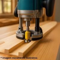 Jogo De Fresas Tupia Para Madeira Haste 6 Mm Kit 3 Peças Evjf-03 Evald