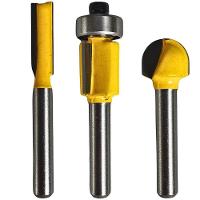 Jogo De Fresas Tupia Para Madeira Haste 6 Mm Kit 3 Peças Evjf-03 Evald - 5