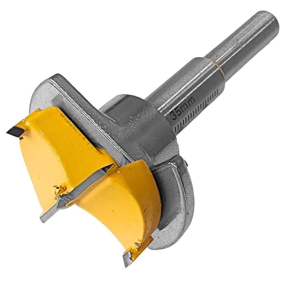 Broca De Fresa Forstner 35 Mm Para Dobradiça Com Limitador Ebf-35mm Evald - 5