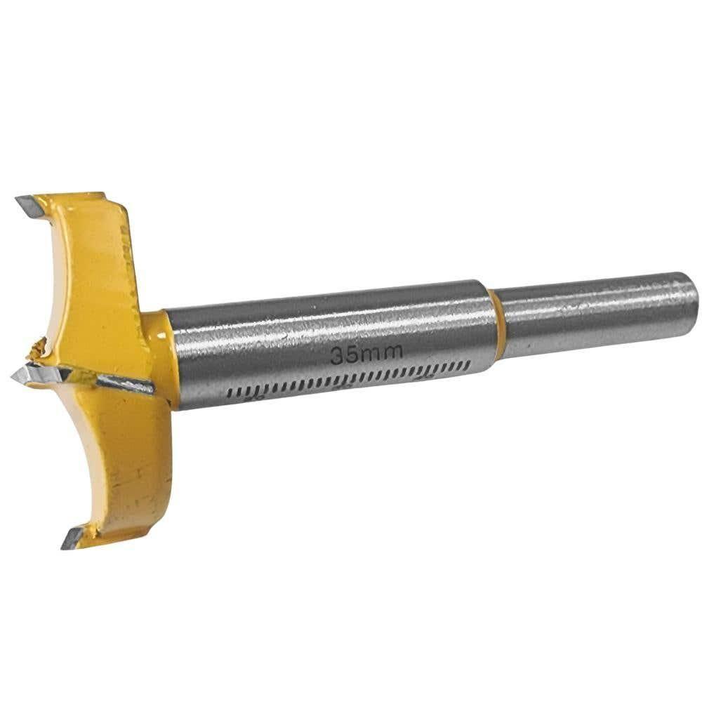 Broca De Fresa Forstner 35 Mm Para Dobradiça Com Limitador Ebf-35mm Evald - 6