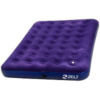 Colchão Inflável Multiuso Casal Com Inflador Mecânico De Pé 191x137x22 Cm Zelt - 1