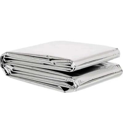 Manta Térmica De Emergência Aluminizado Para Camping E Resgates 210 X 130 Cm Zelt
