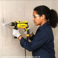 Furadeira De Impacto 1-2 Pol 13 Mm 850w Profissional Efi-850 Evald 220V - 5