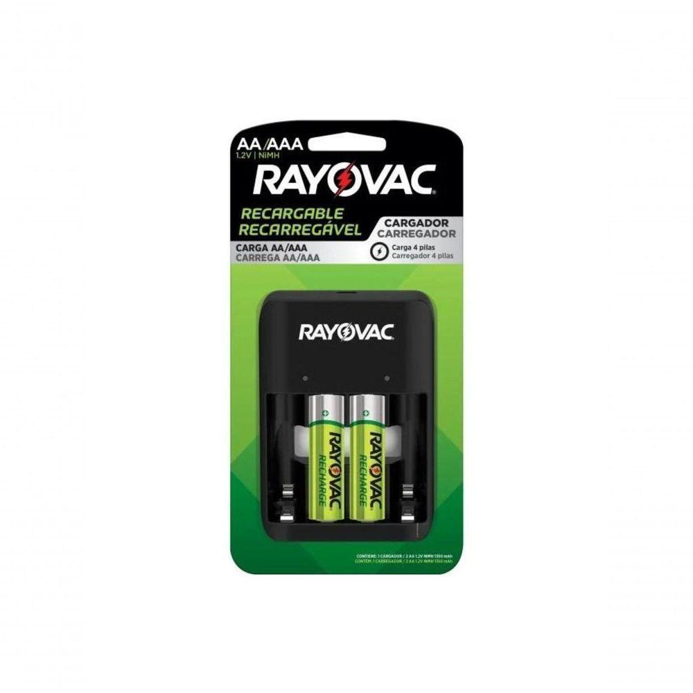 Carregador De Pilhas Aa-aaa Rayovac Sm-4 Usb - 1