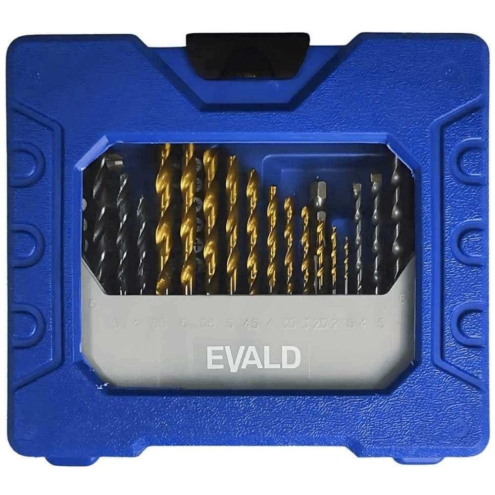 Estojo Kit Com 41 Peças De Brocas E Pontas Ev-ebb41 Evald - 2