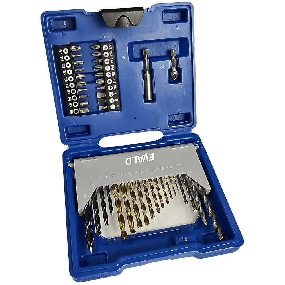 Estojo Kit Com 41 Peças De Brocas E Pontas Ev-ebb41 Evald - 3