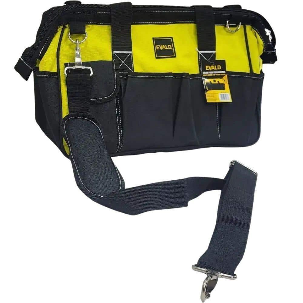 Bolsa Organizadora Para Ferramentas 16 Pol 15 Bolsos Em Lona Reforçada Evald - 3