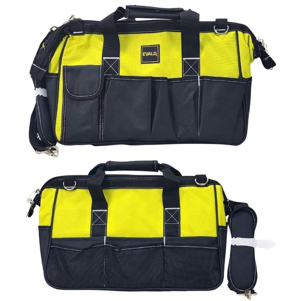 Bolsa Organizadora Para Ferramentas 16 Pol 15 Bolsos Em Lona Reforçada Evald - 6