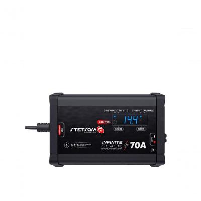 Carregador De Bateria Fonte Stetsom Infinity Black 70a