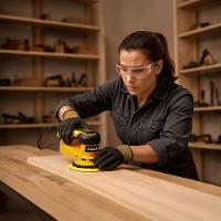 Lixadeira Roto Orbital 6 Pol Brushless 350w Com Maleta E Kit De Lixas Elo-350 Evald 110V - 5