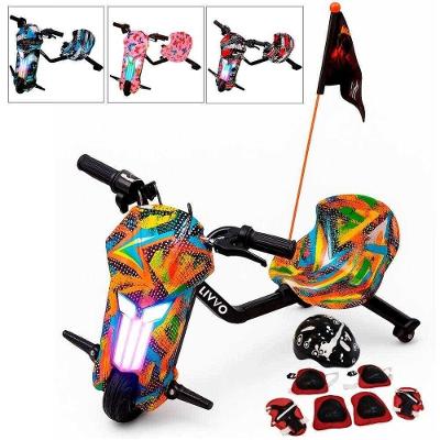 Triciclo Patinete Elétrico 250w 36v Brushless 20km-h 8pol Até 120kg Livvo