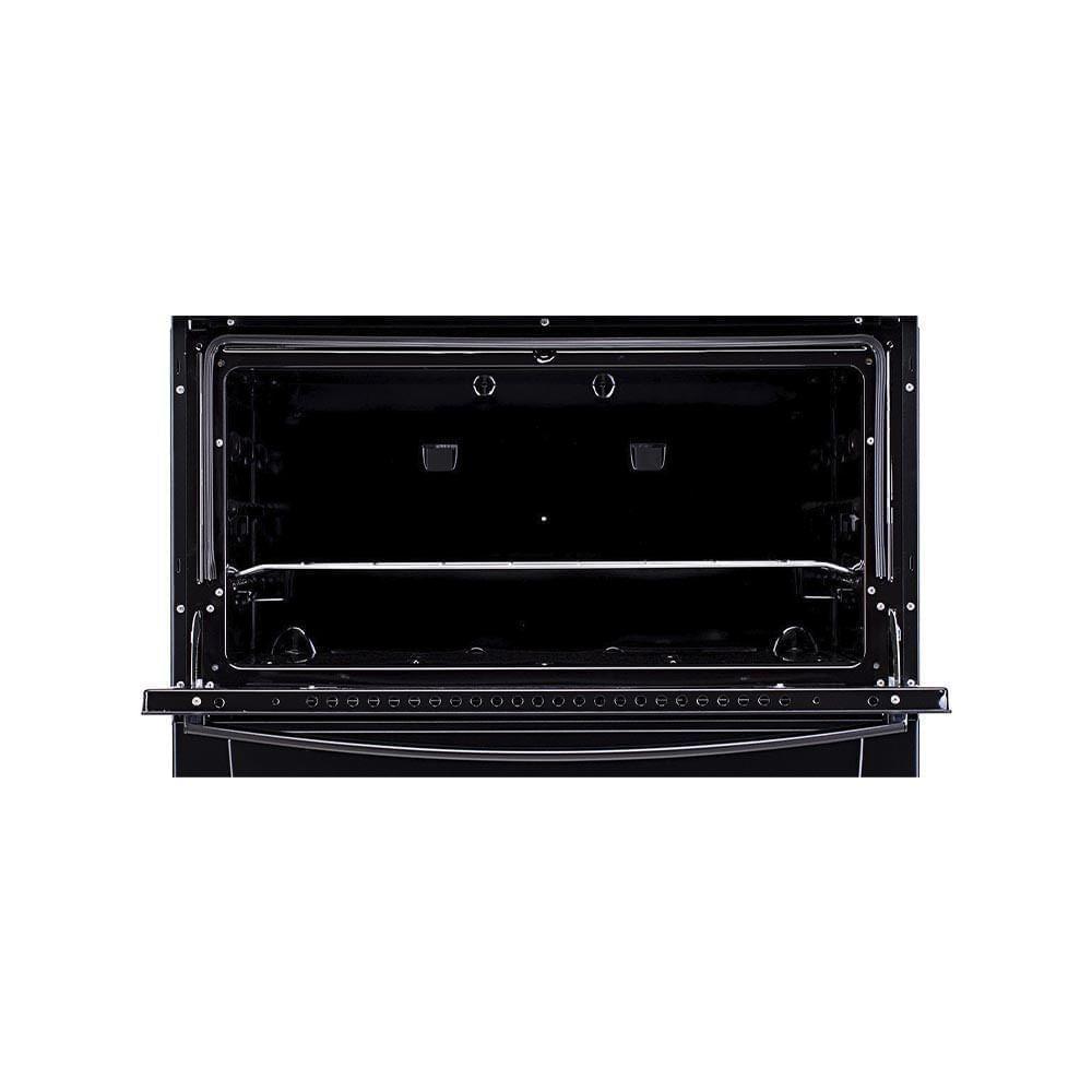 Fogão De Piso Atlas 5 Bocas Monaco Top Glass Mesa De Vidro Preto Bivolt - 8