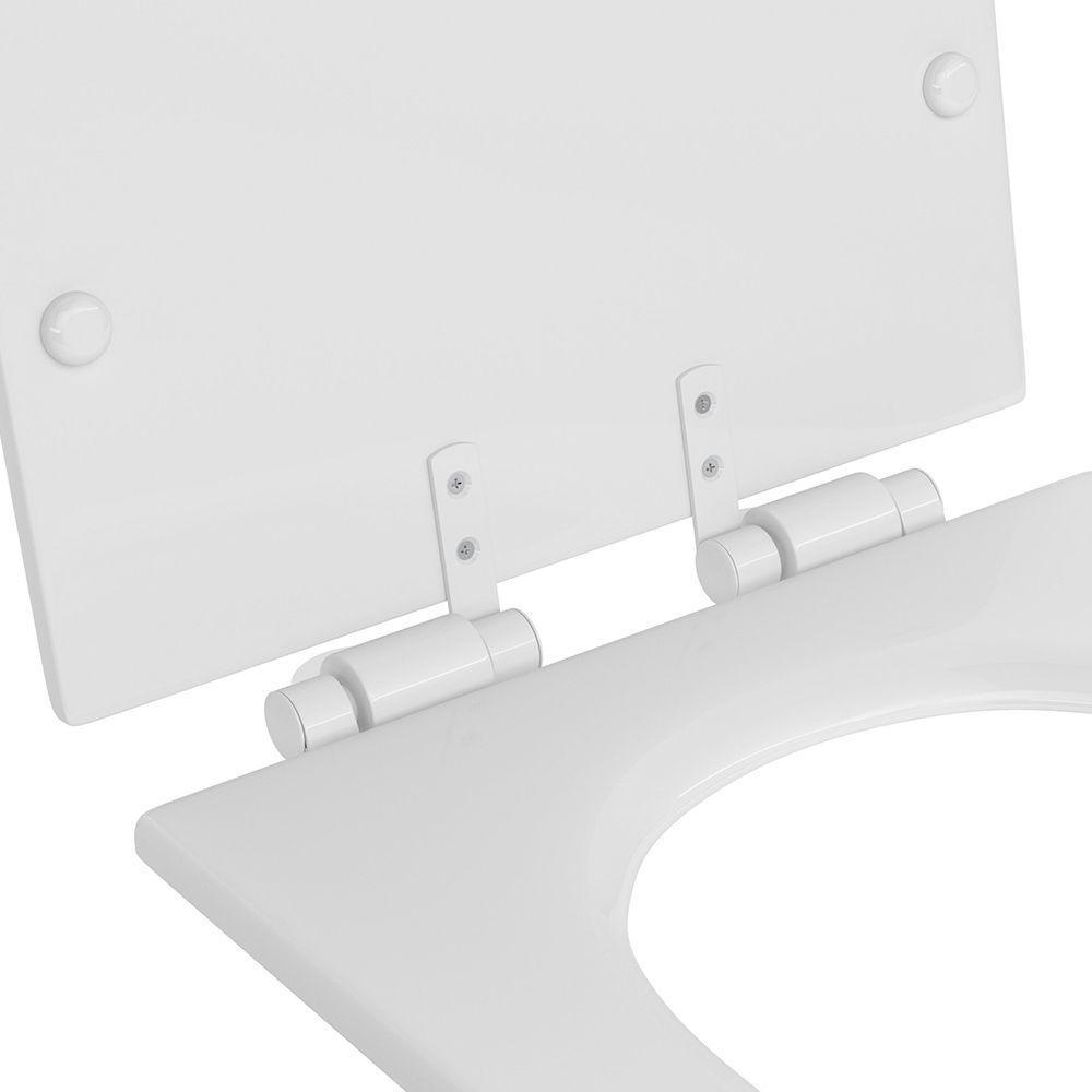 Assento Sanitário Poliéster Deca Ap.237.br.17 Slow Close Branco - 4