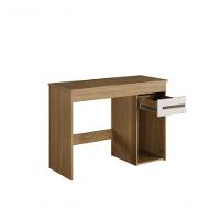 Escrivaninha Atenas 1 Porta E 1 Gaveta Arte Móveis Branco Cinamomo-off White - 3