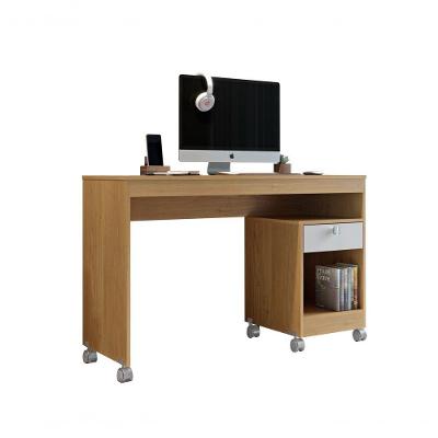 Mesa Para Computador 01 Gaveta Com Rodizio Giga Valdemoveis Cinamomo-off White