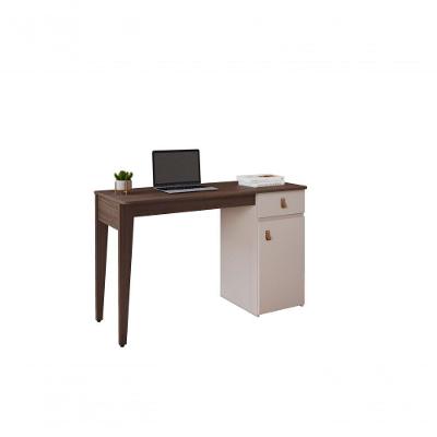 Escrivaninha Mesa De Estudo Helo 1 Gaveta Com 1 Porta Jcm Moveis Café-off White