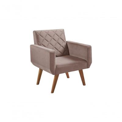 Poltrona 1 Lugar Anabelle Unidecor Cappuccino