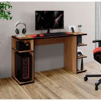 Escrivaninha Gamer Com Nichos Arte Moveis Cinamomo - 2