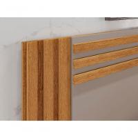 Painel Cabeceira Ripado Jade Salleto Cinamomo-off White - 3