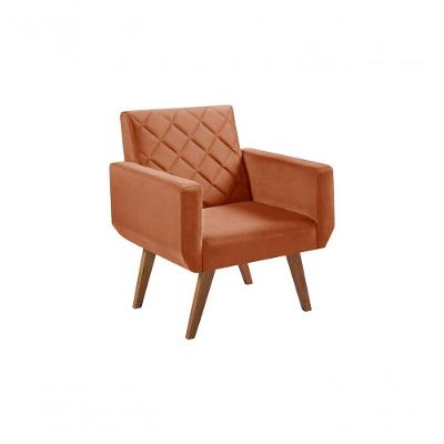 Poltrona 1 Lugar Anabelle Unidecor Terracota