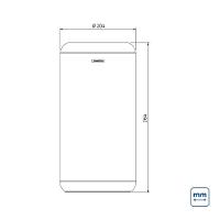 Lixeira Inox Tramontina Portofino Lyf Acabamento Acetinado Aro Polipropileno Sem Tampa 7 L Tramontina - 3