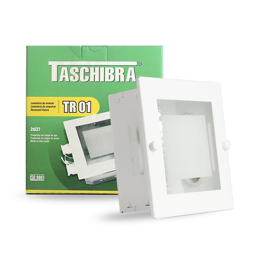 Luminária De Embutir Taschibra Led Tr01 Branca Bivolt 3000k Quente - 2