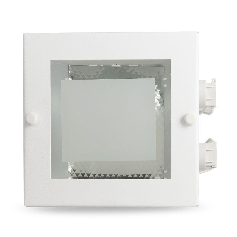 Luminária De Embutir Taschibra Led Tr01 Branca Bivolt 3000k Quente - 3