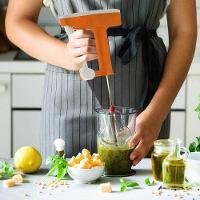 Batedeira Portatil Manual Liquidificador Mixer Giratorio Camping Praia Viagem Misturador De Massa