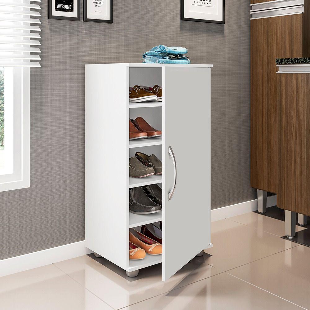 Armário Sapateira Multiuso Organizador Flávia 4 Prateleiras - 2