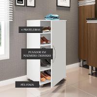 Armário Sapateira Multiuso Organizador Flávia 4 Prateleiras - 3