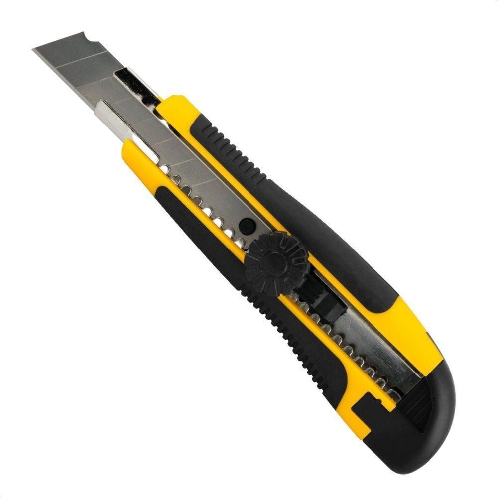 Estilete Profissional Vonder 18mm Com Trava Emborrachado - 4