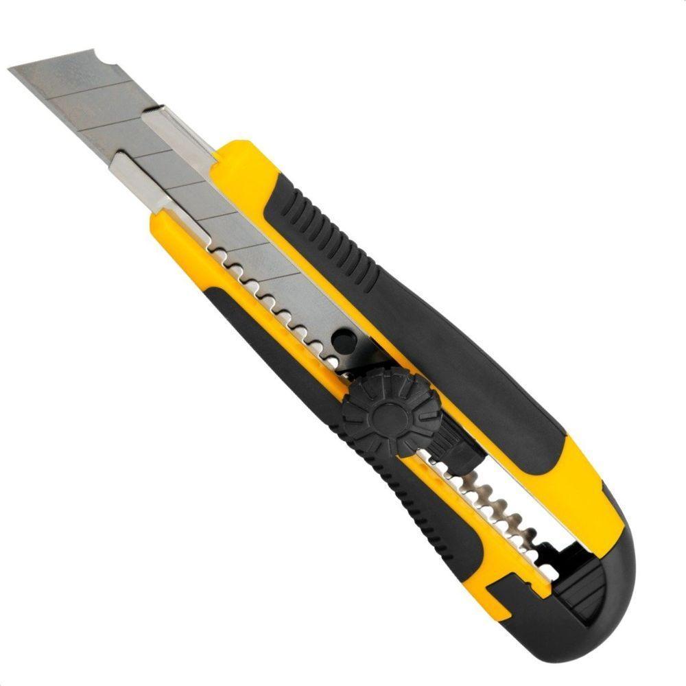 Estilete Profissional Vonder 18mm Com Trava Emborrachado - 5