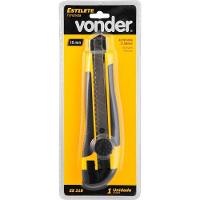 Estilete Profissional Vonder 18mm Com Trava Emborrachado - 1