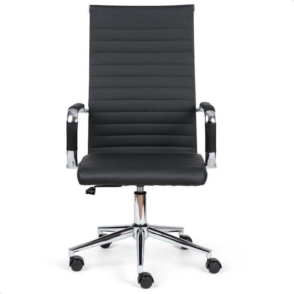 Cadeira Escritório Esteirinha Presidente Charles Eames Kit 02 Unidades Preto - 5