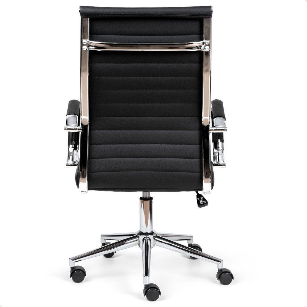 Cadeira Escritório Esteirinha Presidente Charles Eames Kit 02 Unidades Preto - 10