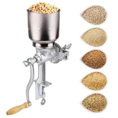 Moedor Cereais Profissional Moinho Manual Triturador Milho Cafe Graos Soja Temperos Cozinha Feira Ferro Manivela Complet