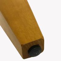 1 Pé Chanfrado Castanho 10cm Com Rosca Metal Para Móveis D10 - D'rossi - 2