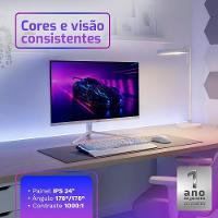 Monitor Gamer Branco 24 1ms, 180hz, Ips, Amd Freesync, Full Hd, Hdmi, Dp, Frameless HQ Premium HQW24IP18