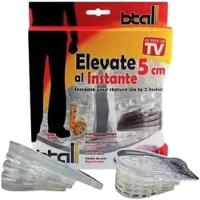 Par Palmilha Ortopedica Aumenta 5cm Calcanheira De Elevacao Gel 3-4 Fascite Esporao Pes Altos - 3