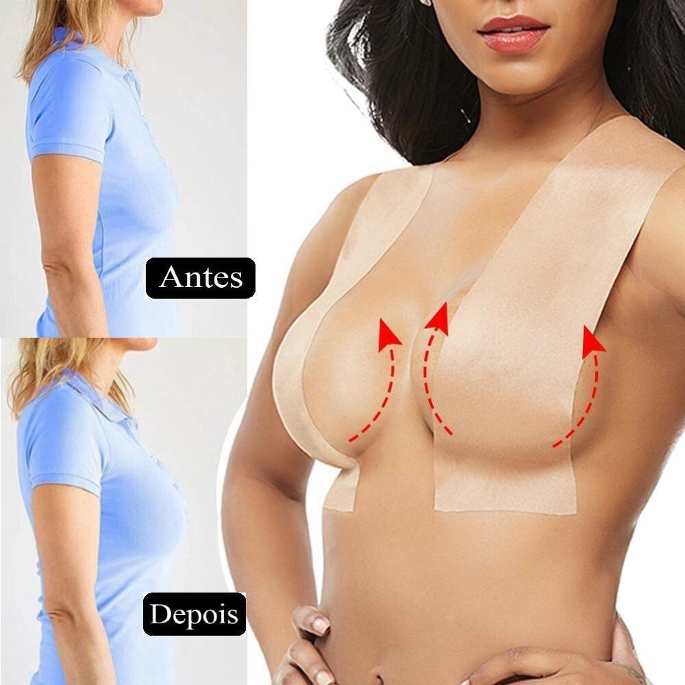 Levanta Peito Adesivo Sutia Invisivel Fita Push Up Efeito Silicone Boop Grande 5 Metros 3d - 7