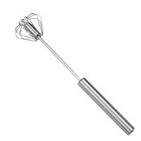 Batedor Automatico Misturador Ovos Inox Pressao Mixer Giratorio Manual Fuet Profissional Omelete Bebidas Massa Creme - 7