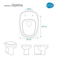 Assento Sanitario Decorado Borboleta Optima Para Vaso Sensea - 3