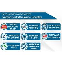 Colchão Solteiro D28 - Espuma Anatomica Comfort Premium Resist Double Face (88x188x18) - Inovaflex