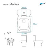 Assento Sanitario Decorado Borboleta Mariana Para Vaso Icasa - 3