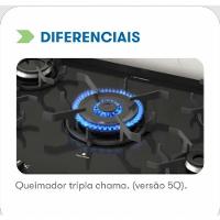 Fogão Itatiaia 5 Bocas Itamaster Preto Bivolt - 8