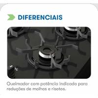 Fogão Itatiaia 5 Bocas Itamaster Preto Bivolt - 9