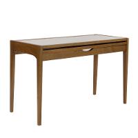 Mesa Aparador Extensível Seixas 106cm Vidro Branco Amêndoa - 2