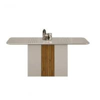 Mesa Doha 1,60 Off-decor Tampo Off C-vidro 6 Cadeiras Doha